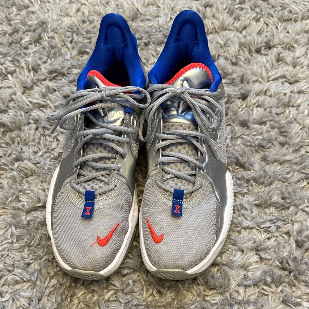 Nike Blue and Red Sneakers